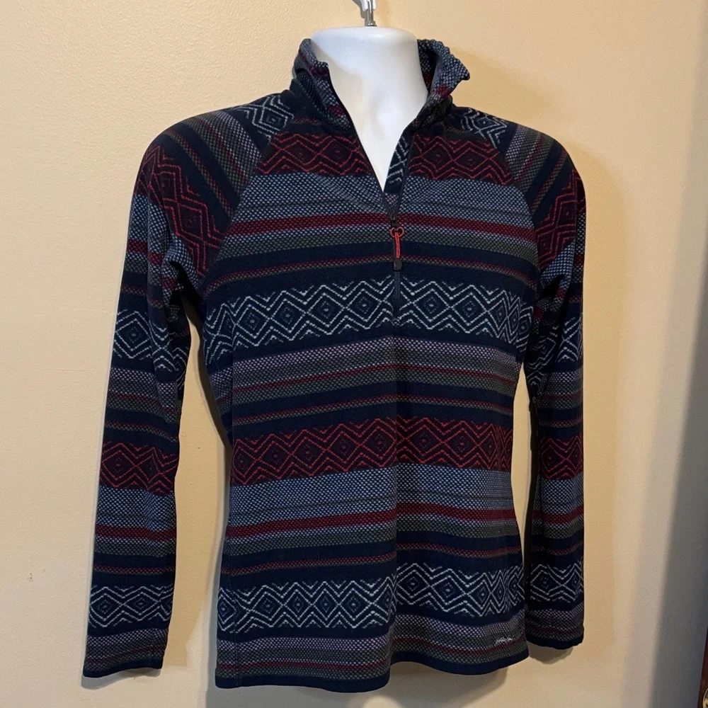 Eddie Bauer Multicolor Patterned Cowl Fleece - Picture 2 of 9